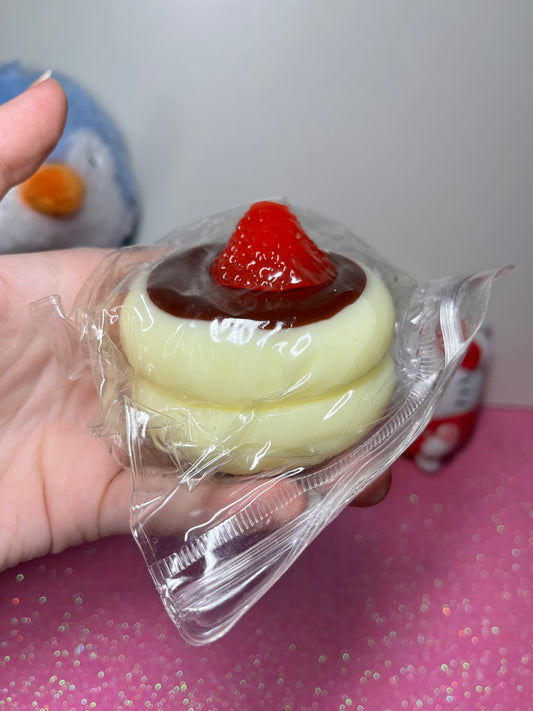 Strawberry Pancake Taba Squishy