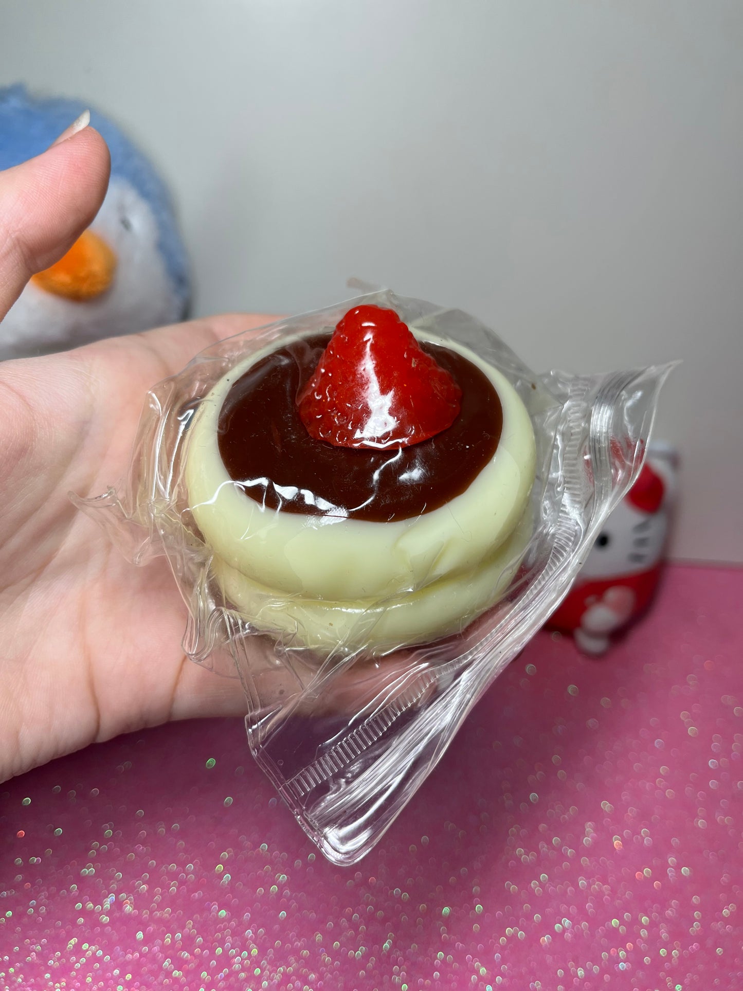 Strawberry Pancake Taba Squishy