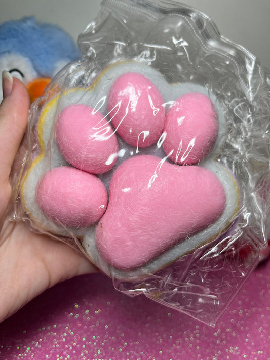 Big Colourful Paw Taba Squishy