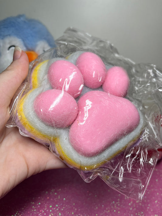 Big Colourful Paw Taba Squishy