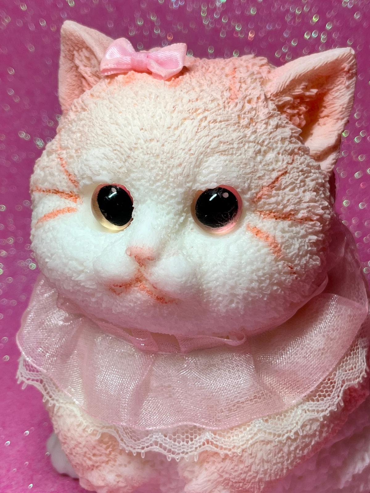 Chubby Cat - Blue/Pink