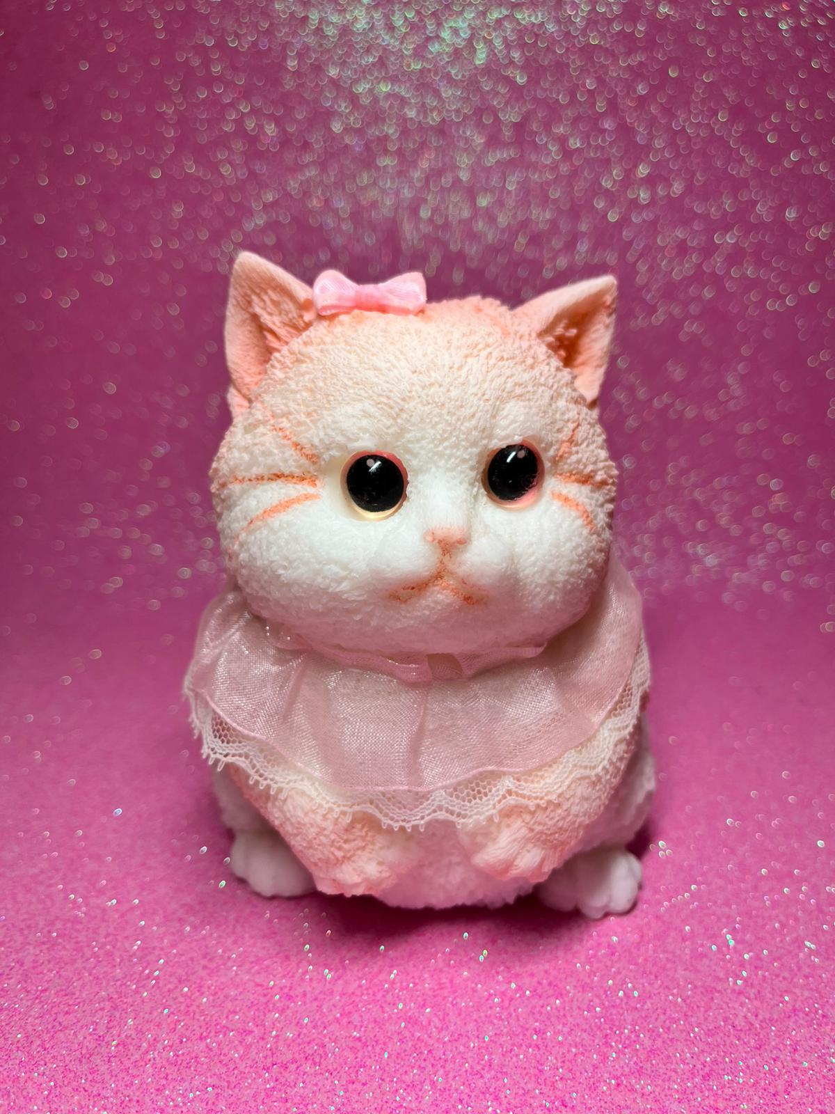Chubby Cat - Blue/Pink